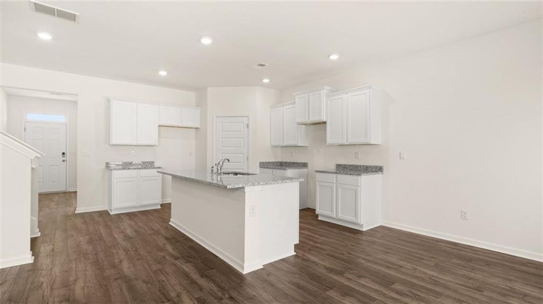 Furnished interior view inside a new home in Champion's Run, Lithonia (Image 3).