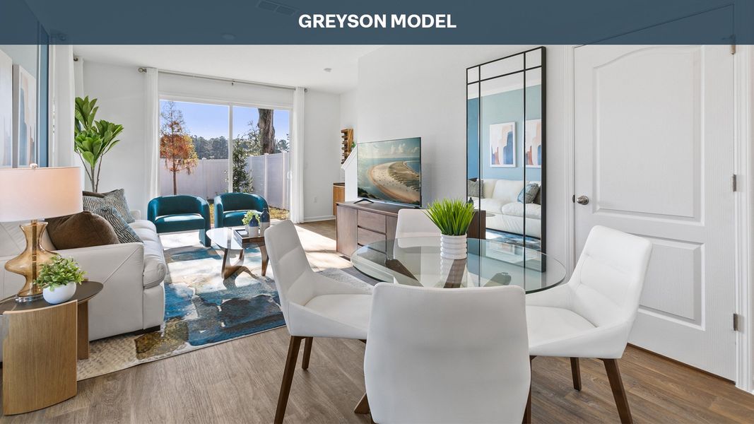 Representative furnished interior of a home built from the Greyson by D.R. Horton in Irongate Villas, Jacksonville (Image 8). Representative furnished interior of a home built from the Greyson by D.R. Horton in Irongate Villas, Jacksonville (Image 8).