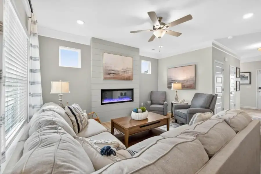 Furnished interior view inside a new home in The Stiles, Cartersville (Image 5).