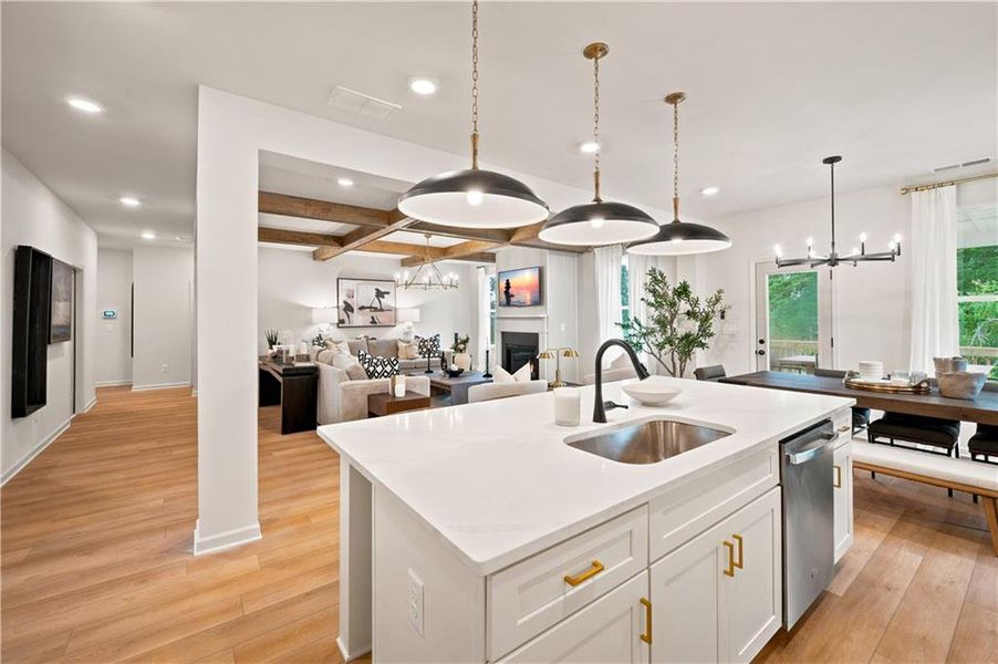 Furnished interior view inside a new home in Everson, Snellville (Image 14).
