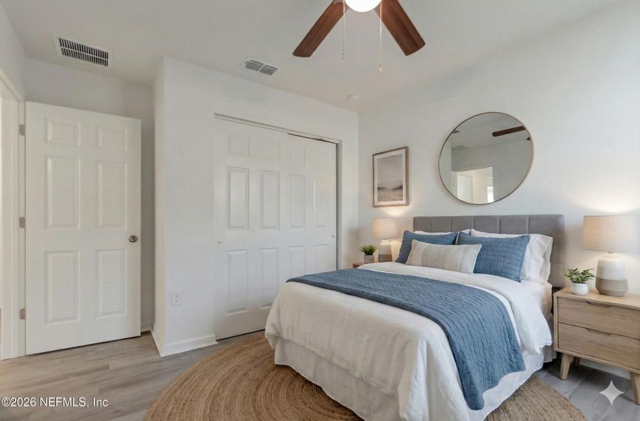 Furnished interior view inside a new home in , Jacksonville (Image 12).