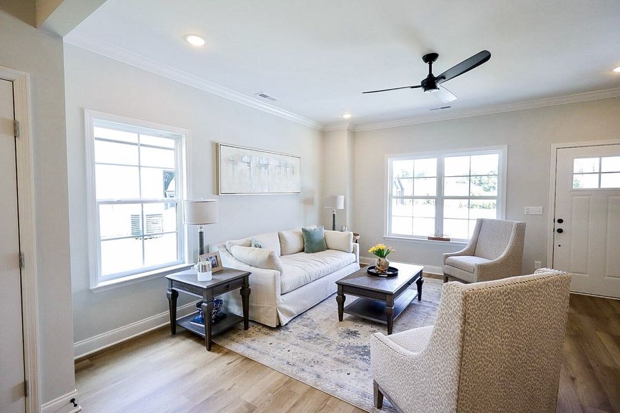 Furnished interior view inside a new home in The Nassau, Chattanooga (Image 8).
