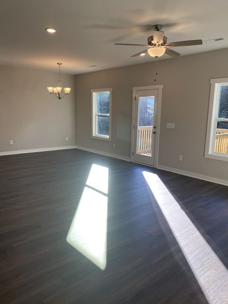 Representative unfurnished interior of a home built from the Carter by Foundation Home Builders LLC in Stallings Grove, Spring Hope (Image 17).