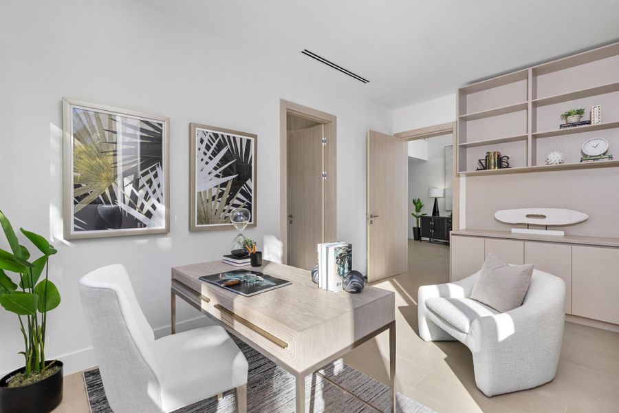 Furnished interior view inside a new home in , Boca Raton (Image 16).