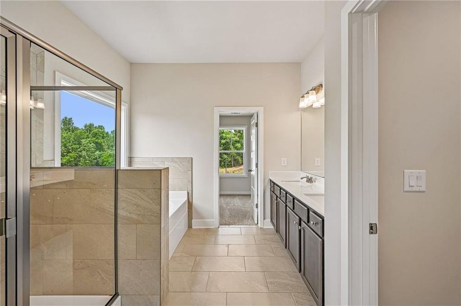 Furnished interior view inside a new home in Fowler Farms, Auburn (Image 18).