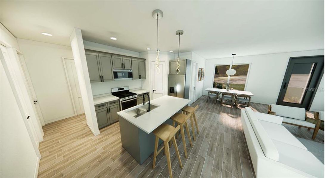 Furnished interior view inside a new home in , Ocala (Image 6). Furnished interior view inside a new home in , Ocala (Image 6).