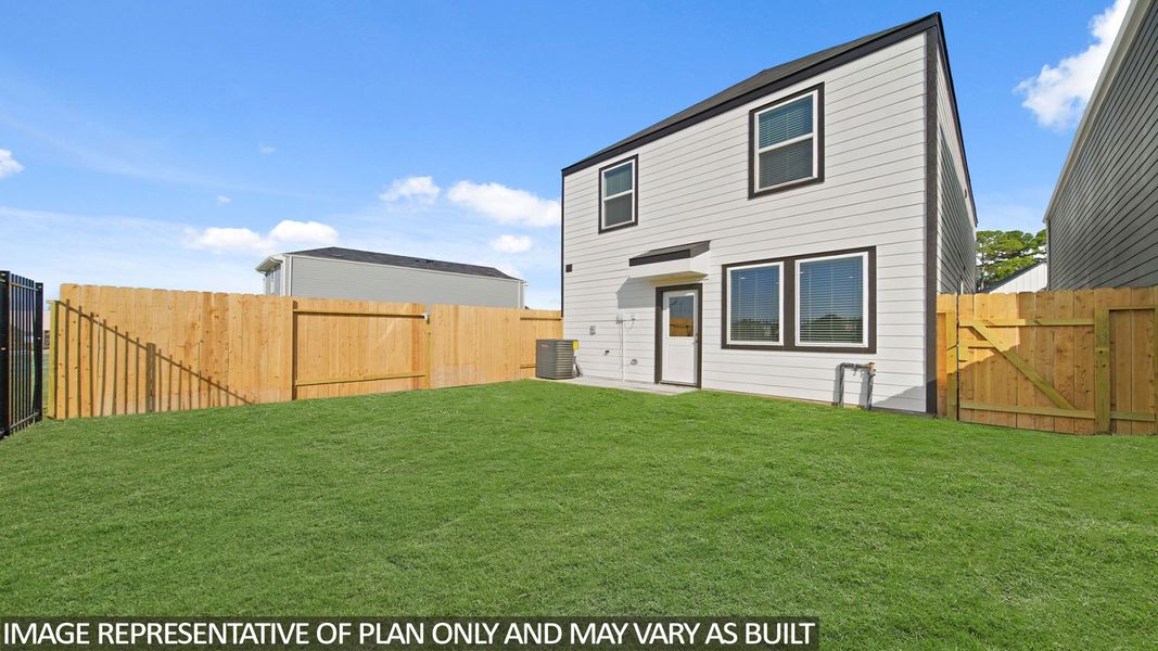 Representative exterior details of a home built from the V22G by D.R. Horton in Bridges on Lake Houston Villas, Humble (Image 3). Representative exterior details of a home built from the V22G by D.R. Horton in Bridges on Lake Houston Villas, Humble (Image 3).