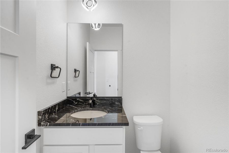 main floor bathroom perfect for guests