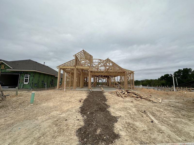 In-progress construction of a new home in Stream Waters, Seguin, TX (Image 14). In-progress construction of a new home in Stream Waters, Seguin, TX (Image 14).