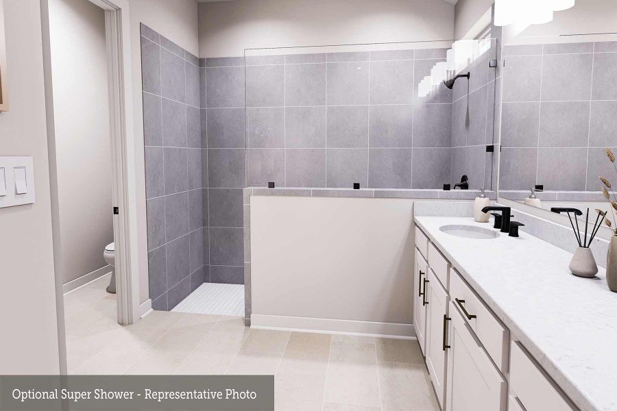 Representative furnished interior of a home built from the The Harlingen by David Weekley Homes in Mayfair - Select Garden Series, New Braunfels (Image 4).