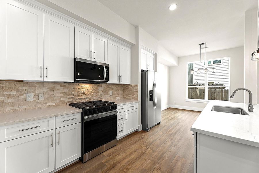 Furnished interior view inside a new home in , Houston (Image 9).