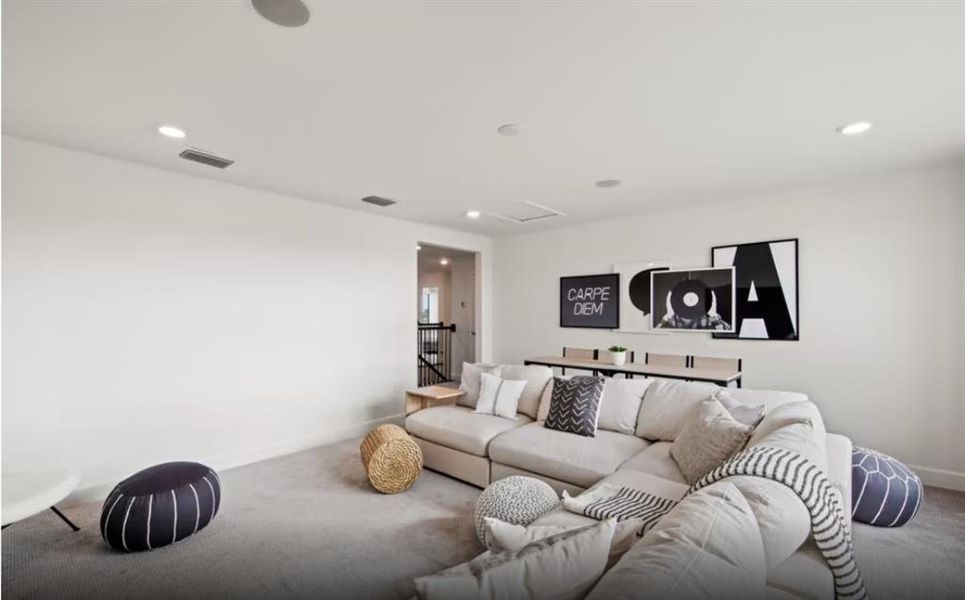 Furnished interior view inside a new home in Linden Grove, Powder Springs (Image 5). Furnished interior view inside a new home in Linden Grove, Powder Springs (Image 5).