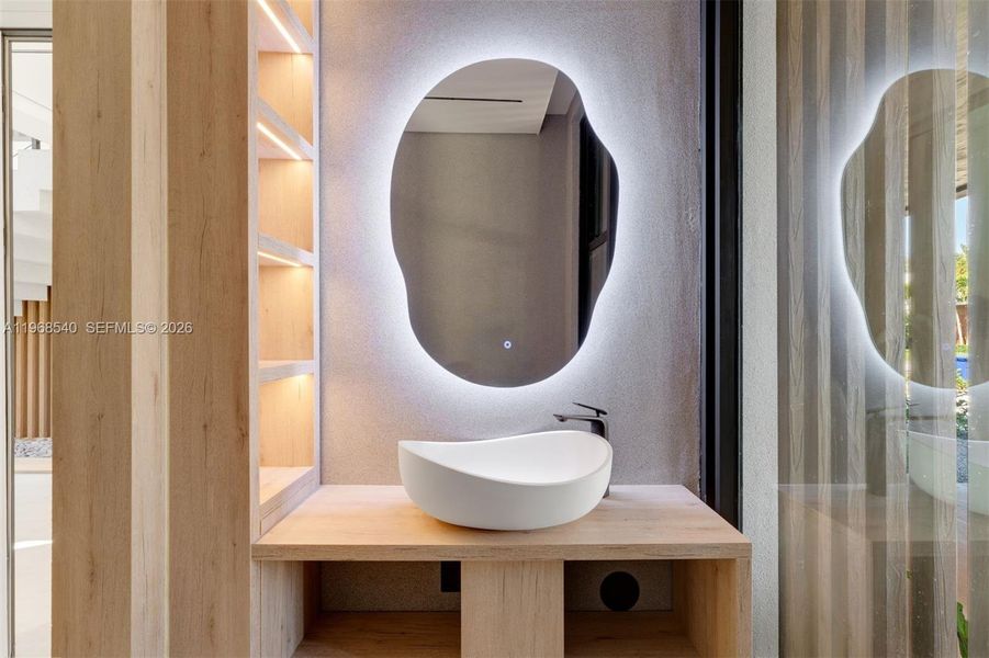 Close-up of interior finishes inside a home in , Miami (Image 7).