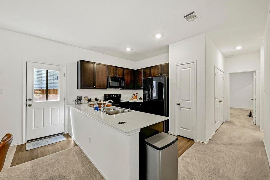 Furnished interior view inside a new home in Thunder Rock: Classic Collection, Marble Falls (Image 12). Furnished interior view inside a new home in Thunder Rock: Classic Collection, Marble Falls (Image 12).