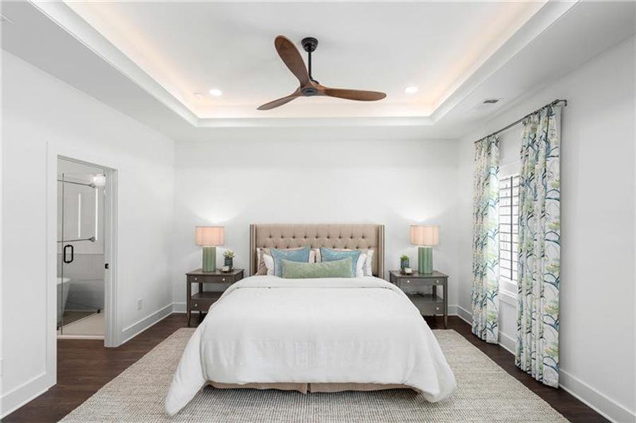Furnished interior view inside a new home in , Stockbridge (Image 35).