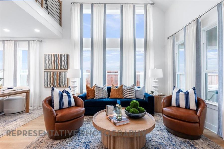 Furnished interior view inside a new home in Heritage Ranch, Sherman (Image 4).