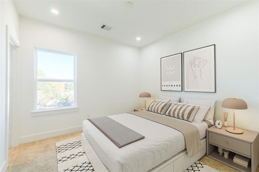 Furnished interior view inside a new home in , Houston (Image 24). Furnished interior view inside a new home in , Houston (Image 24).