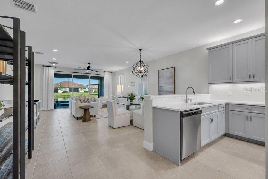 Furnished interior view inside a new home in Valencia Del Sol, Wimauma (Image 12). Furnished interior view inside a new home in Valencia Del Sol, Wimauma (Image 12).