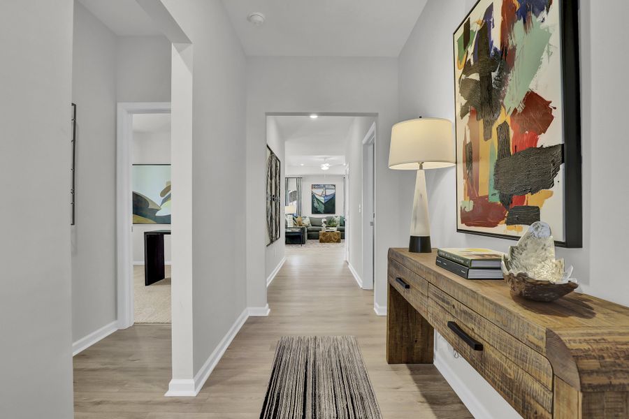 Furnished interior view inside a new home in Citadel Point at Southbridge, Sneads Ferry (Image 6).