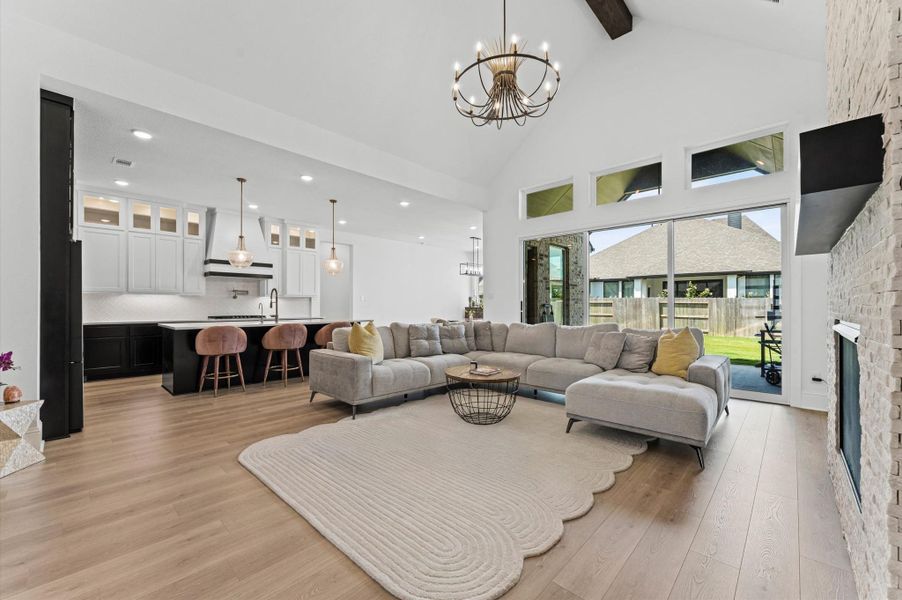 Furnished interior view inside a new home in , Fulshear (Image 12).