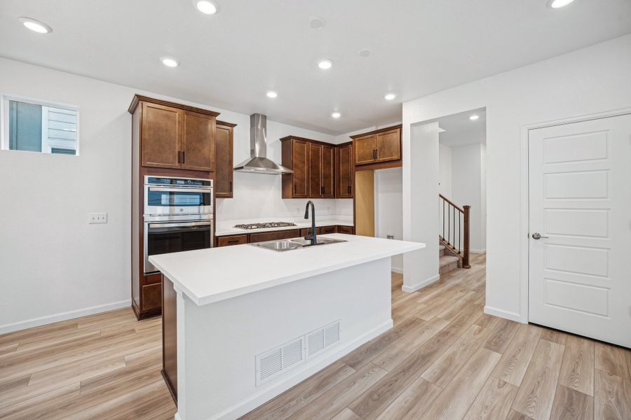 Representative furnished interior of a home built from the Meridian by Taylor Morrison in Farmlore, Brighton (Image 2).
