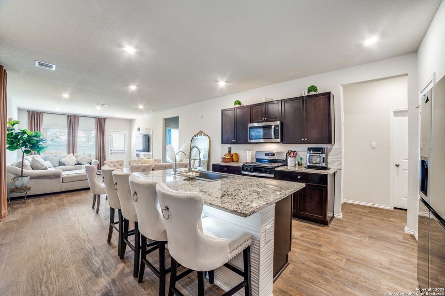 Furnished interior view inside a new home in , San Antonio (Image 22).