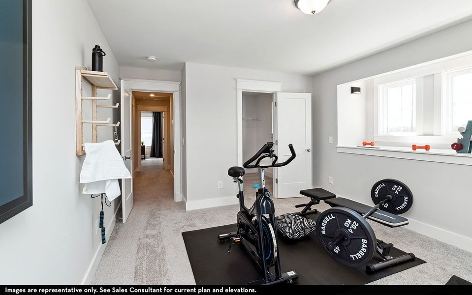 Furnished interior view inside a new home in High Park Hill, Arrington (Image 23).