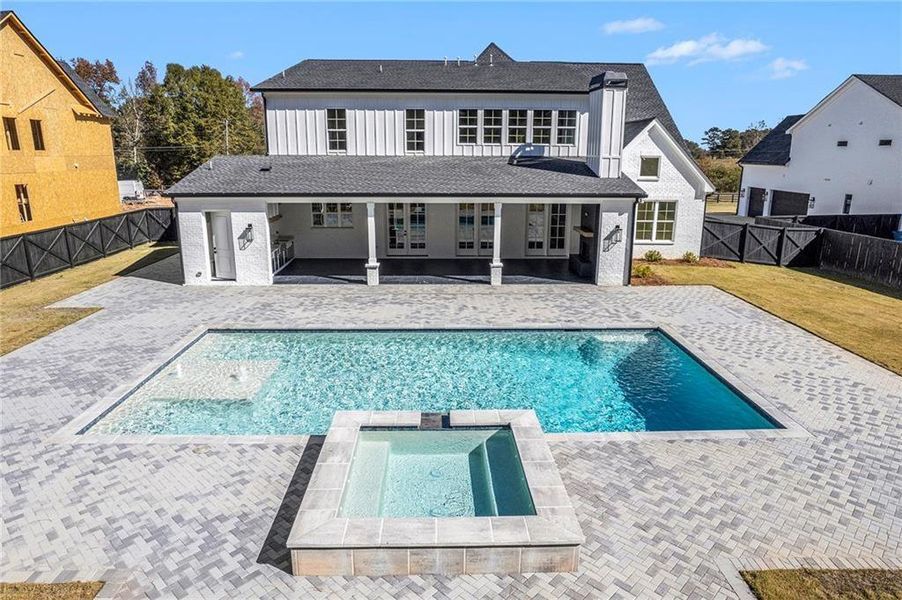 Exterior details and patio area of a home in , Bethlehem (Image 19).