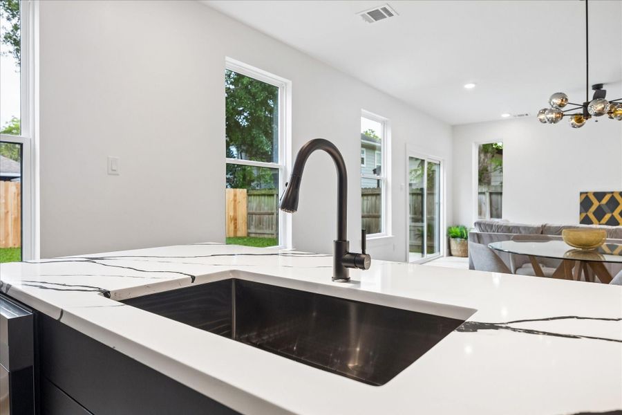 Close-up of interior finishes inside a home in , Houston (Image 20).