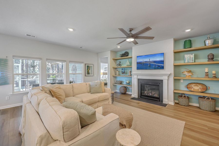 Furnished interior view inside a new home in Horizons at Summers Corner | 55+: The Legends, Summerville (Image 8).