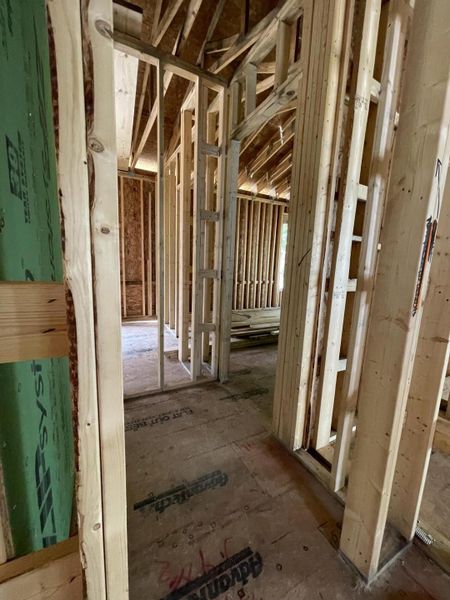 In-progress construction of a new home in The Preserve at Pennys Creek, Johns Island, SC (Image 22). In-progress construction of a new home in The Preserve at Pennys Creek, Johns Island, SC (Image 22).