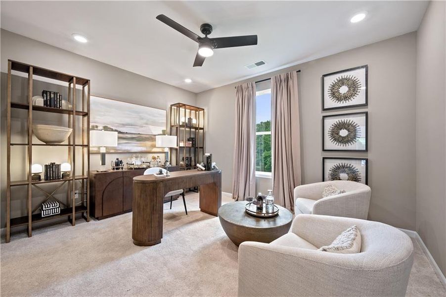 Furnished interior view inside a new home in Everson, Snellville (Image 6).