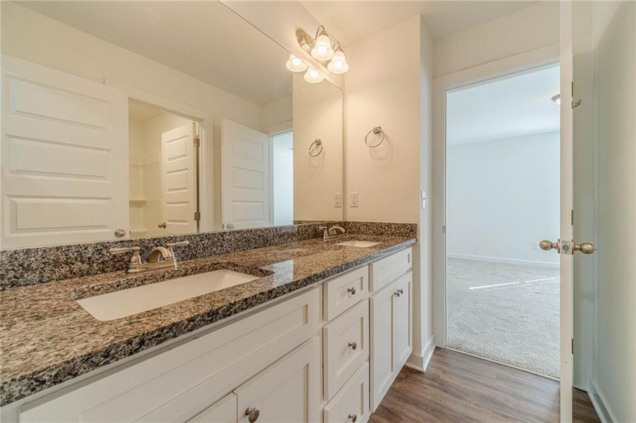 Furnished interior view inside a new home in Alcovy Estates, Monroe (Image 8).