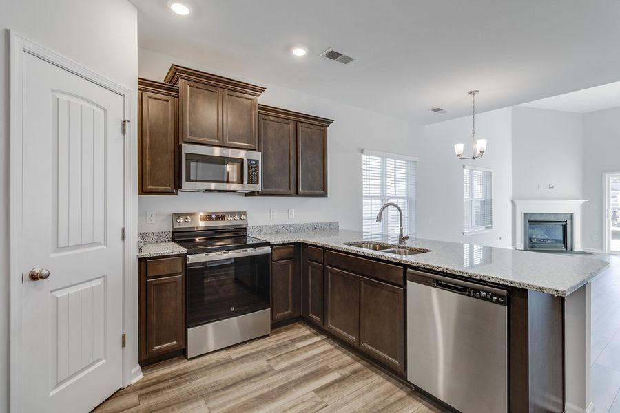 Furnished interior view inside a new home in The Falls, Blythewood (Image 10).