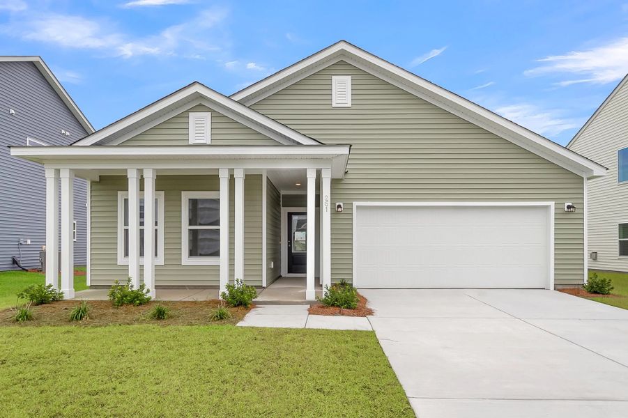 Representative exterior photo of a completed home built from the Truman by Ashton Woods in Trieste at Bella Vita, Myrtle Beach, SC (Image 18).