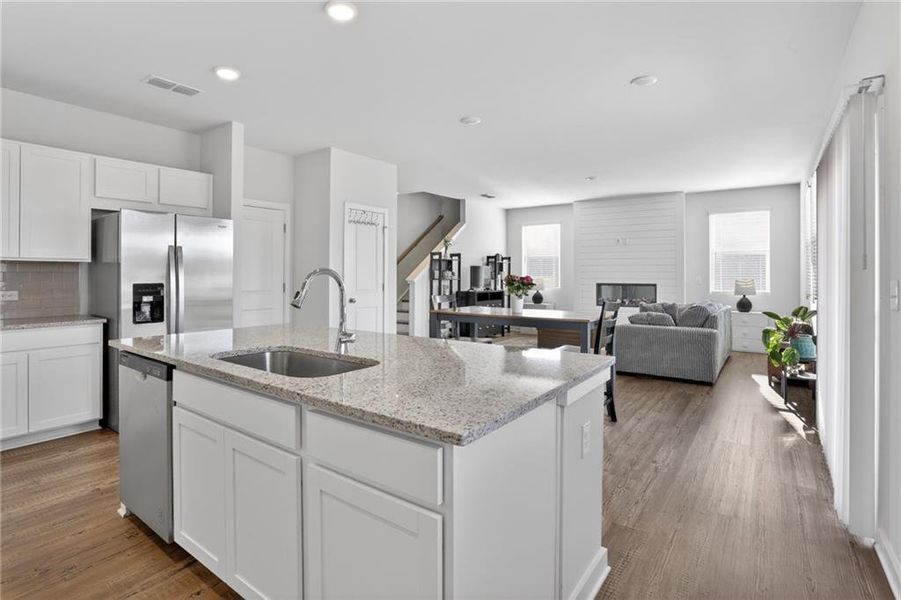 Furnished interior view inside a new home in Parkview Estates, Atlanta (Image 12).