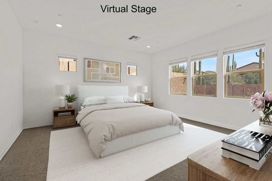 Furnished interior view inside a new home in Saguaro Reserve II, Marana (Image 11).