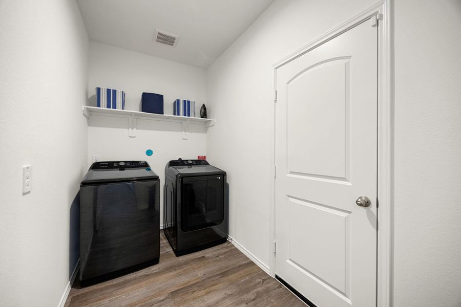 Furnished interior view inside a new home in Breckenridge Forest, Spring (Image 41).