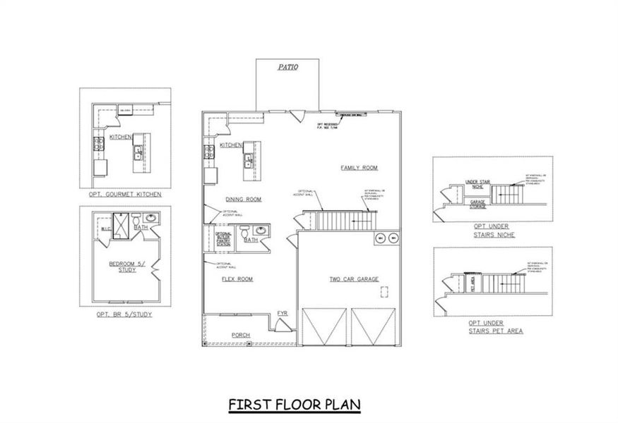 2D floor plan layout of this home in Conner Springs, Social Circle, GA (Image 2). 2D floor plan layout of this home in Conner Springs, Social Circle, GA (Image 2).