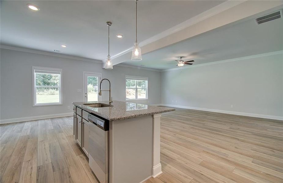 Furnished interior view inside a new home in Crofton Place Enclave, Snellville (Image 17). Furnished interior view inside a new home in Crofton Place Enclave, Snellville (Image 17).