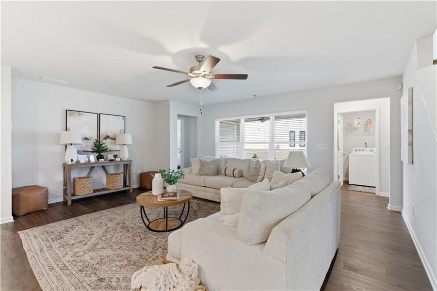Furnished interior view inside a new home in Meadow Pines, Dallas (Image 9).