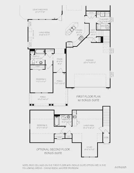 2D floor plan layout for the Portico by Epcon Communities in The Courtyards by The Manor, Alpharetta, GA (Image 25). 2D floor plan layout for the Portico by Epcon Communities in The Courtyards by The Manor, Alpharetta, GA (Image 25).