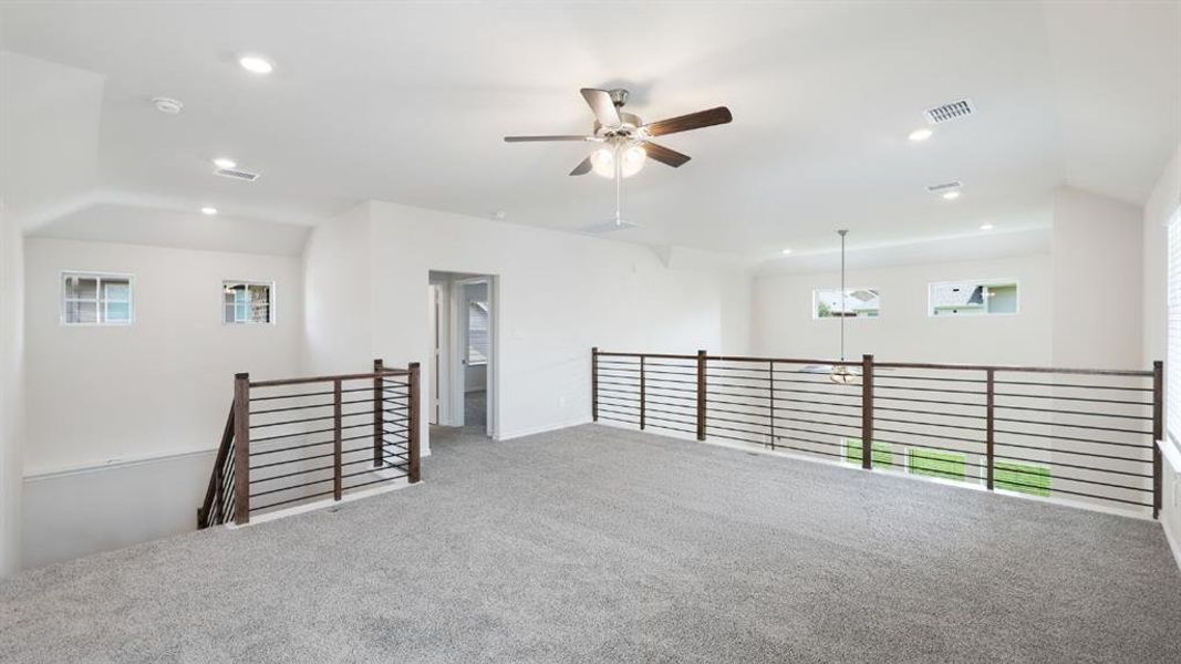 Spacious, unfurnished interior of a new home in The Landing at Hidden Lakes, McKinney (Image 24).