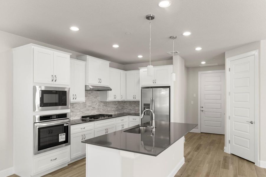 Furnished interior view inside a new home in Clear Creek, Round Rock (Image 6).
