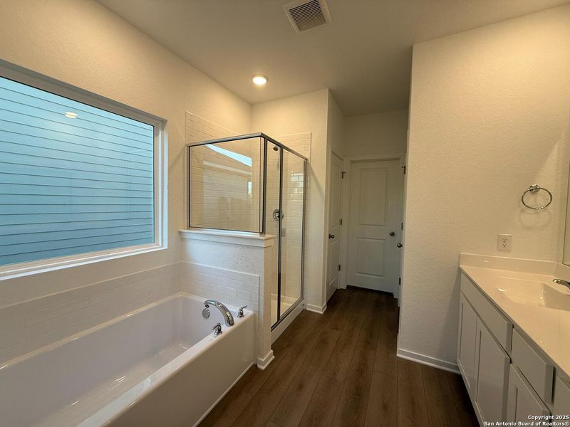 Furnished interior view inside a new home in Meadows at Hennersby Hollow 40's, San Antonio (Image 7). Furnished interior view inside a new home in Meadows at Hennersby Hollow 40's, San Antonio (Image 7).