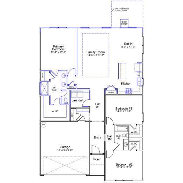 2D floor plan layout of this home in Jordan Grove, Conway, SC (Image 3). 2D floor plan layout of this home in Jordan Grove, Conway, SC (Image 3).