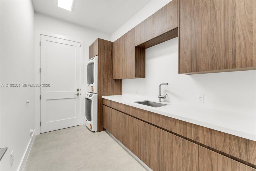 Furnished interior view inside a new home in , Miami (Image 12).