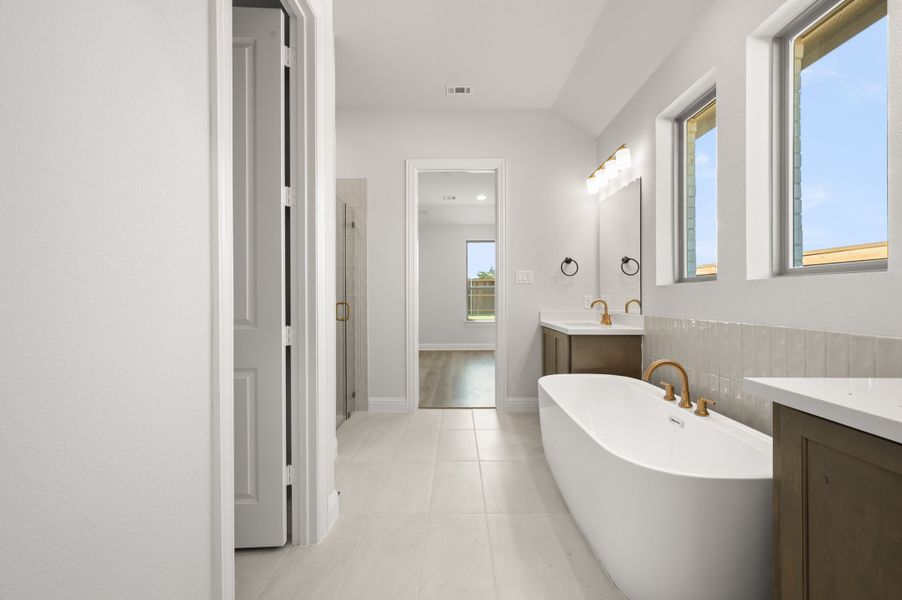 Furnished interior view inside a new home in Bridgewater, Midlothian (Image 11).