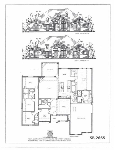 2D floor plan layout of this home in , Midlothian, TX (Image 3).