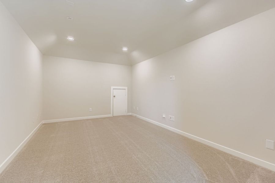 Plan 1579 - Representative Photo - Media Room Plan 1579 - Representative Photo - Media Room